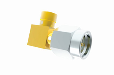 Male SMA RF Connector Right Angle Stainless Steel RF Connector