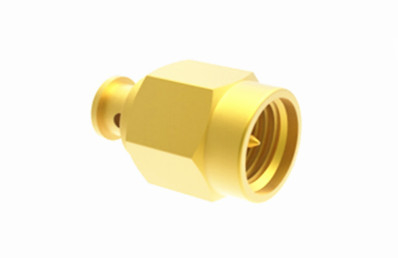 SMA Male Brass Gold Plated RF Coaxial Connector for SFF-50-1 Cable