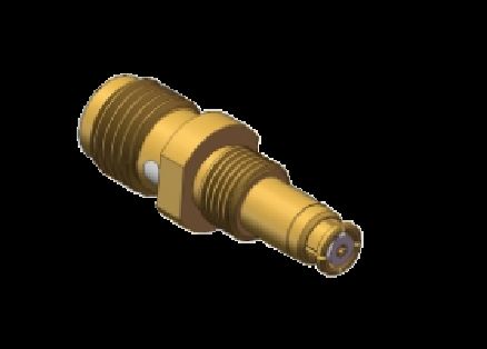 Straight SMA Jack to SMP Jack Adapter Frequency Range 0.3MHz to 18GHz Using Microwave Component