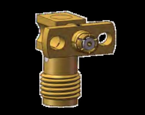 Right Angle SMA Female to SMP Female Adapter Frequency Range 0.3MHz to 18GHz Using Microwave Component