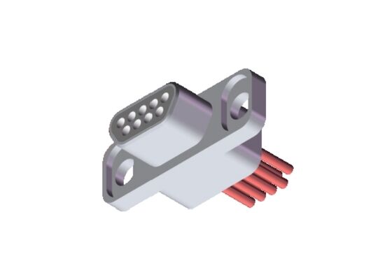 Micro Rectangle MDM D Sub 9 Pins Connector Hermetic Sockets