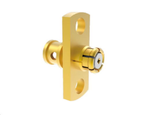 50Ω 18GHz SMP Female SMP Jack 2 Hole Flange Aerospace RF Connectors Mating for .086 Cable