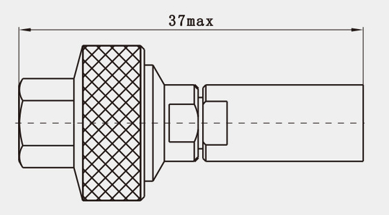 K2.92mm Male Stainless Steel RF Connector for MF540A Cable Plug