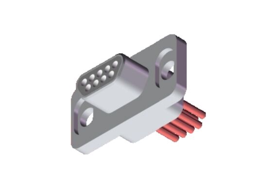 Micro Rectangle MDM D Sub 9 Pins Connector Hermetic Sockets