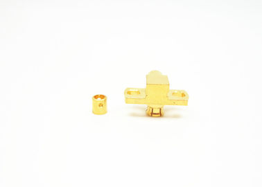SMP RF Female Right Angle Coax Connector Compact Size
