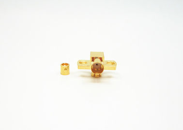 SMP RF Female Right Angle Coax Connector Compact Size