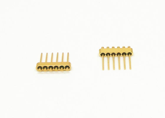 0.7mm 6 Pins Glass To Metal Seal Connectors Hermetic Feedthrough Connectors JMC-923-JH