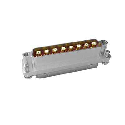 Hi-Rel RF 8 Position High Frequency Integrated Connector For Cable