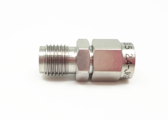 Мужчина переходника 3.5mm RF нержавеющей стали к переходникам волны миллиметра 2.4mm женским