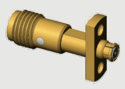 Адаптеры с фланцевым креплением с 2 отверстиями SMA Female/Jack на SMP Female/Jack до 18 ГГц