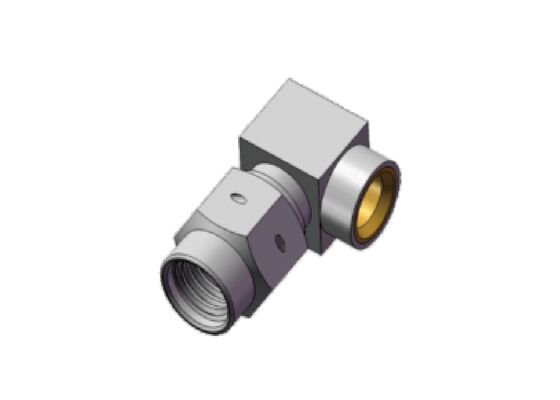 50 Ом 18 ГГц Mini SMA Male SSMA Прямоугольный RF-коаксиальный соединительный кабель для RG403