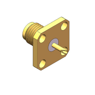 соединитель ширины полосы частот SMA RF мини размера импеданса 50Ω покрытый золотом хороший