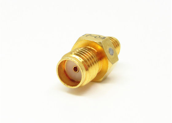 50Ohm SMA покрытое золотом к переходнику SSMA женскому RF