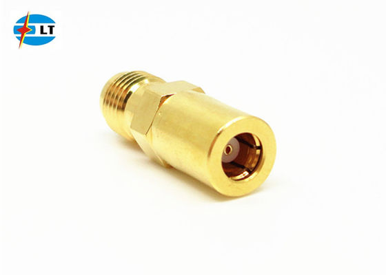 Прецизионный позолоченный прямой адаптер RF SMA Female to SMB Female Coax Adapter