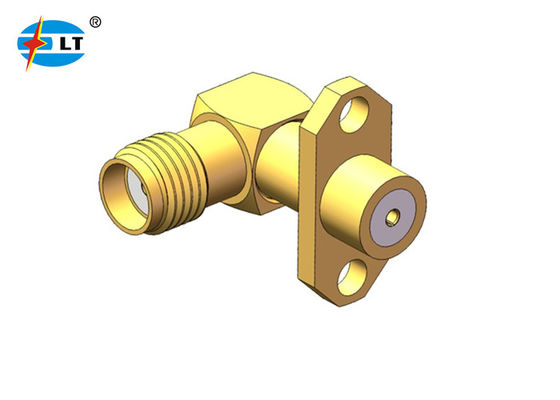 50Ohm мужчина 90 градусов к женскому соединителю SMA прямоугольному