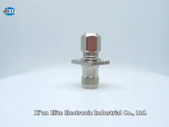 TNC прямая женская 4-ствольная фланцевая коаксиальная RF-коннектор для кабеля SFF-50-1.5-1/SYV-50-2-1